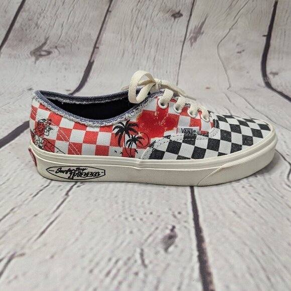 Vans Stranger Things Surfer Boy Pizza Shoes M 5.5 W 7 - Picture 6 of 13
